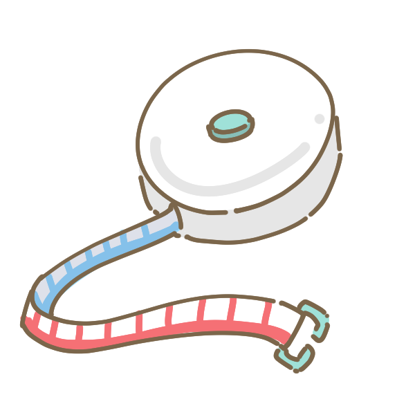 メジャーのイラスト かわいいフリー素材が無料のイラストレイン