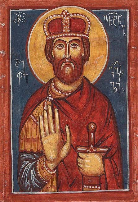 ST. VAKHTANG Gorgasali, King of Georgia