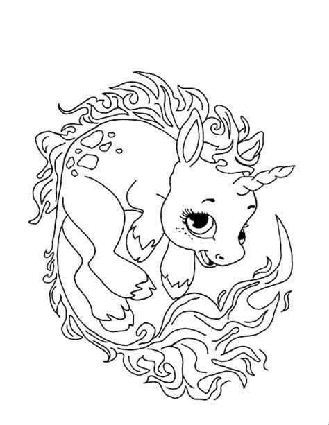  print download unicorn coloring pages for children