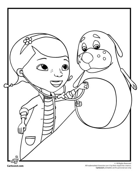 mcstuffins color page az coloring pages