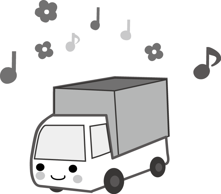 トラック君のイラスト 無料イラスト フリー素材