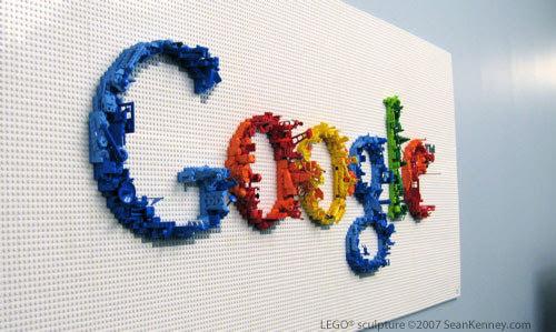 google 1 logo. LEGO Google logo. One thing