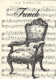 French chair and music...smaller