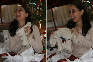Opening the Sweater