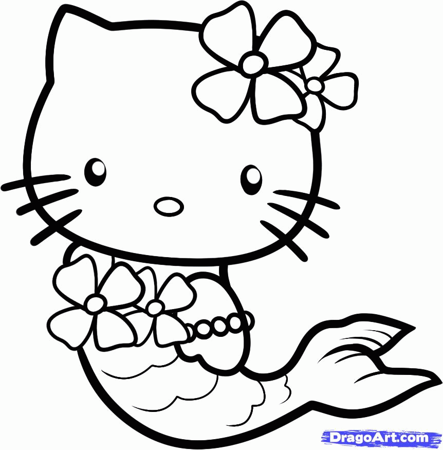 Free Hello Kitty Princess Coloring Pages, Download Free Hello ...