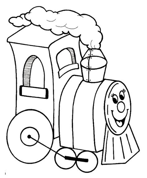  printable coloring pages trains