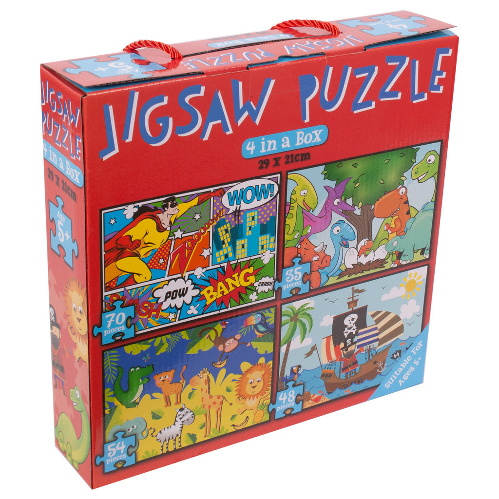 Jigsaw Puzzle 4 In A Box - Yorkshire Trading Company