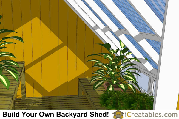 Wood Greenhouse Plans | 10x12 Greenhouse Shed Plans 
