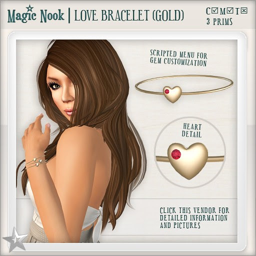 [MAGIC NOOK] Love Bracelet (Gold)