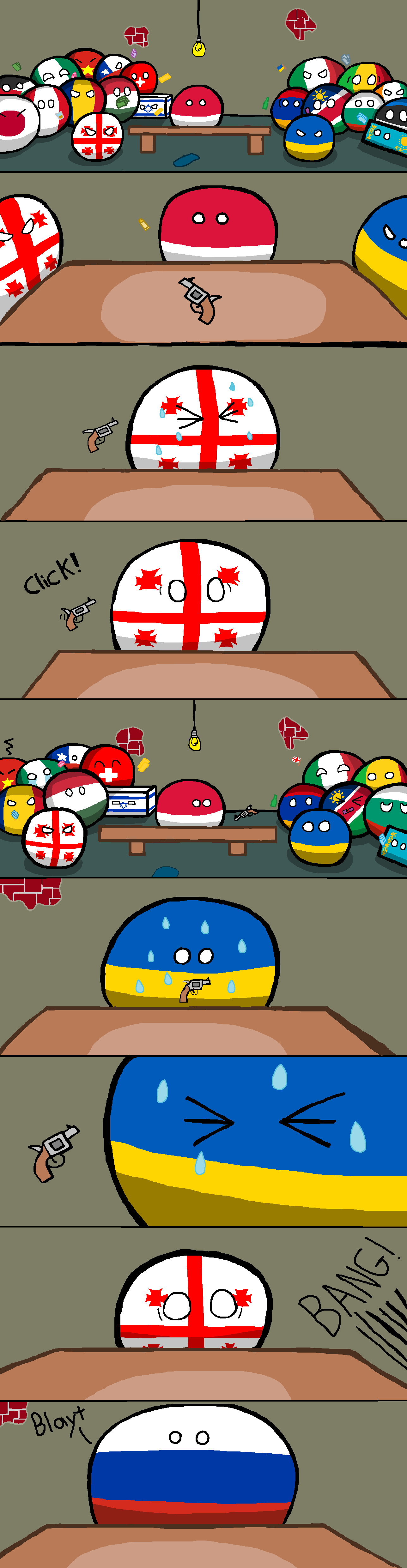 ポーランドボール 翻訳 ウクライナ ロシアンルーレット ポーランドボール