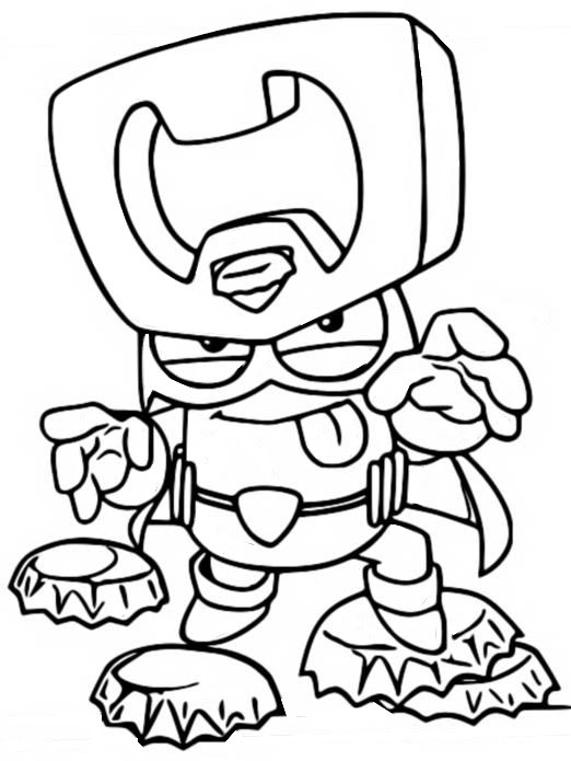 Coloriage Superzings : Mad Pop 17