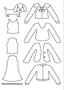 ぬりえやさん 無料こども塗り絵 着せかえぬりえ