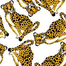 スマホ対応 チーターの壁紙用イラスト 条件付フリー素材集