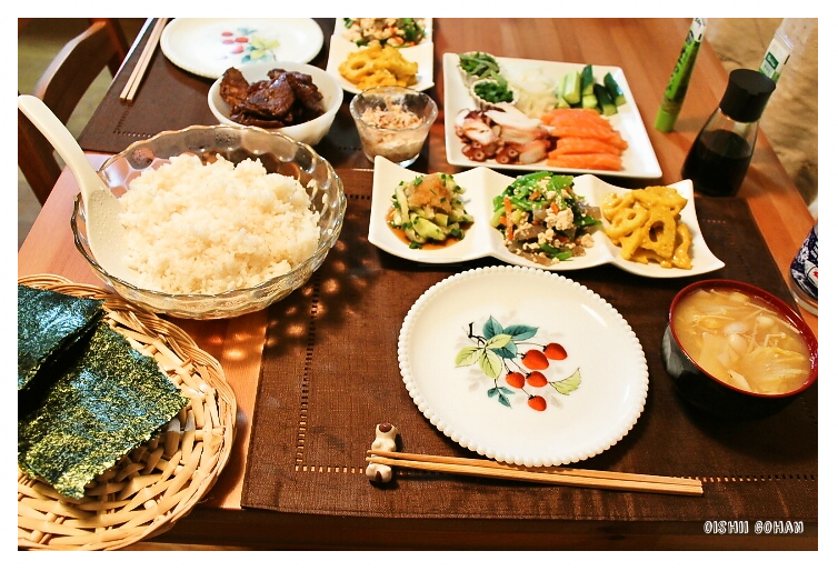 美味しいごはん 手巻き寿司の献立 おまけコーナー