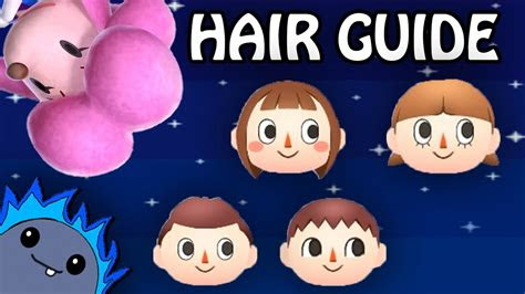 hair guide animal crossing  leaf youtube