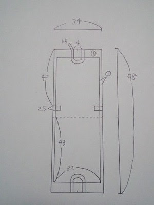 ピカ ピカ 体操着袋 基本形 作り方その1