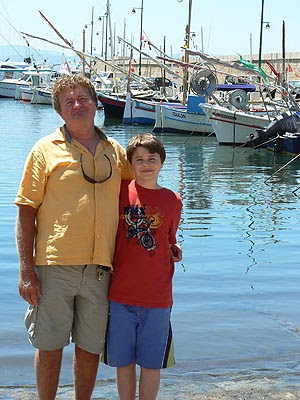 paul et philippe sur le port de saint tropez.jpg