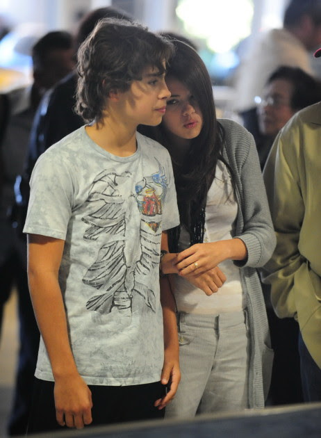 Selena Gomez And Co-Star Jake Austin Stay Close At LAX