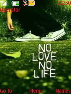 Free Nokia 7230 No Love No Life Software Download In Themes Wallpapers Skins