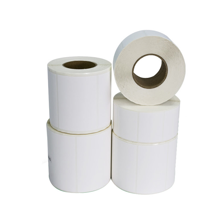 Directly Self Adhesive Blank Roll Labels Use For Supermarket ...