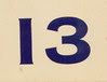 carte chiffre 13
