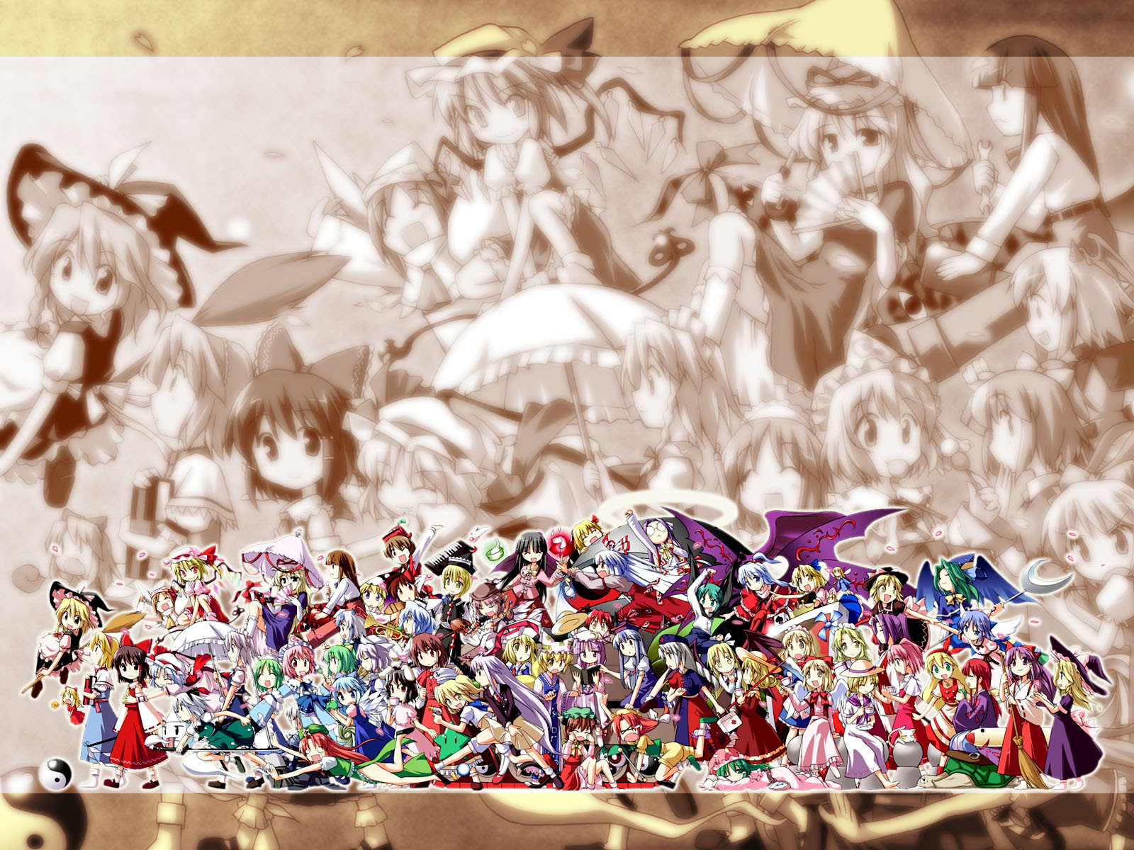 二次元壁紙 東方project その１４ 壁紙 二次壁で萌えろ W つ ﾟ３ﾟ