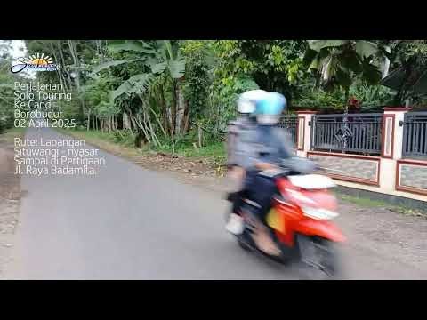 Perjalanan Ke Candi Borobudur: Lapangan Situwangi-Jl. Raya Badamita