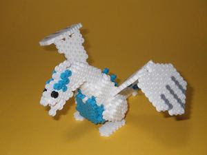 アイロンビーズ ポケモン ルギア 前編 難度 高 3dperlerbeadsお手軽頑固な立体アイロンビーズ