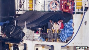 Migrants on the MV Sun Sea