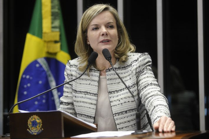 Resultado de imagem para Salientou Gleisi Hoffmann.