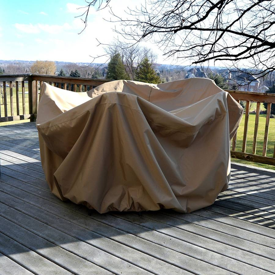 Gator Weave Protective Table and Chairs Cover - 54 inch Table - NU556