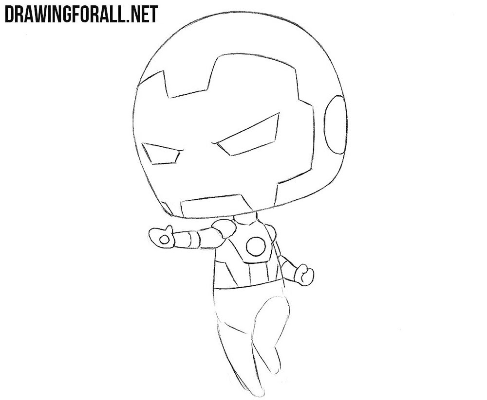 How To Draw Chibi Iron Man Drawingforall Net