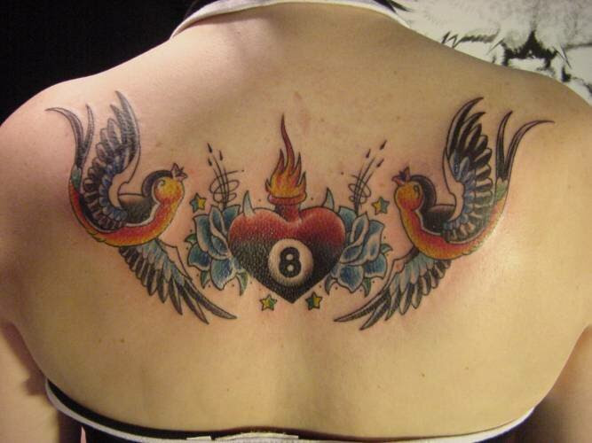 Old School Tattoo for Back. Download Full-Size Image | Main Gallery Page