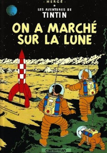 Les Aventures de Tintin, Tome 17 : On a marché sur la Lune : Mini-album en ligne