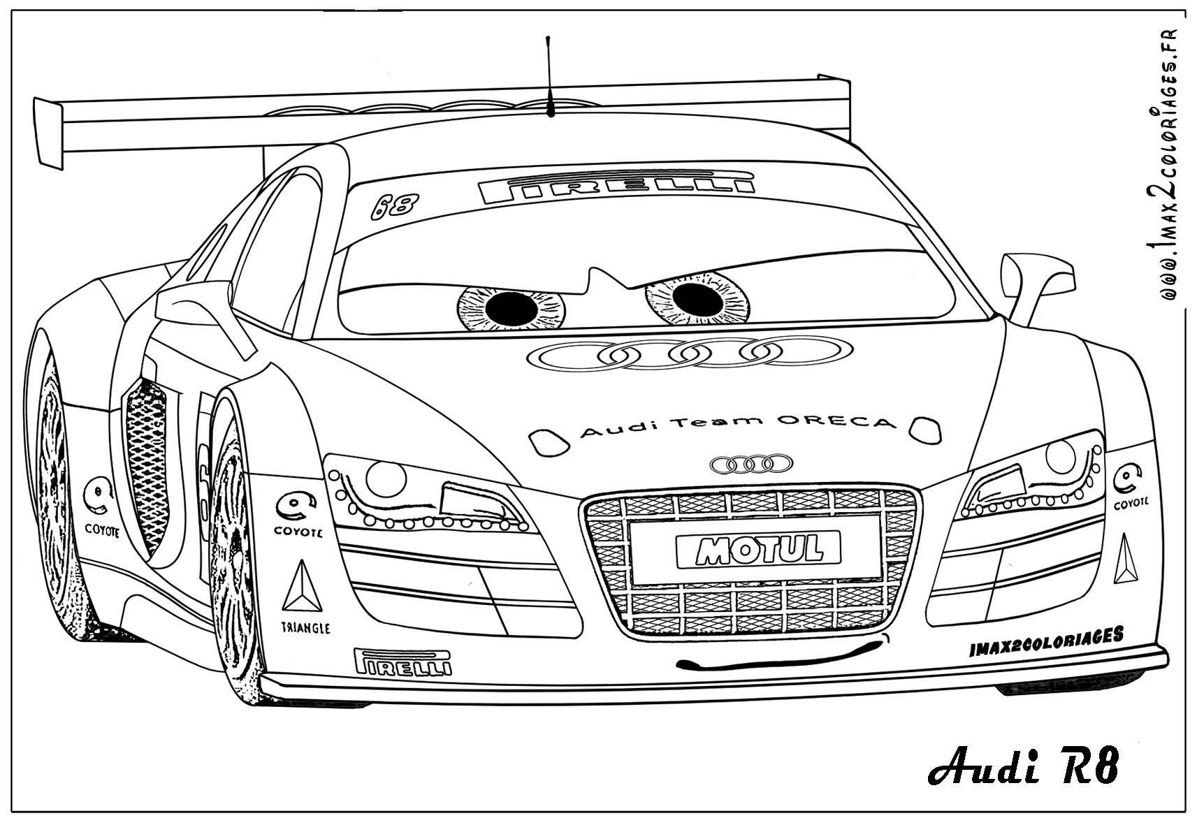 22 Dessins De Coloriage Audi Imprimer Sur Laguerche Page 2 Coloriages Cars Coloriages Enfants Biboon