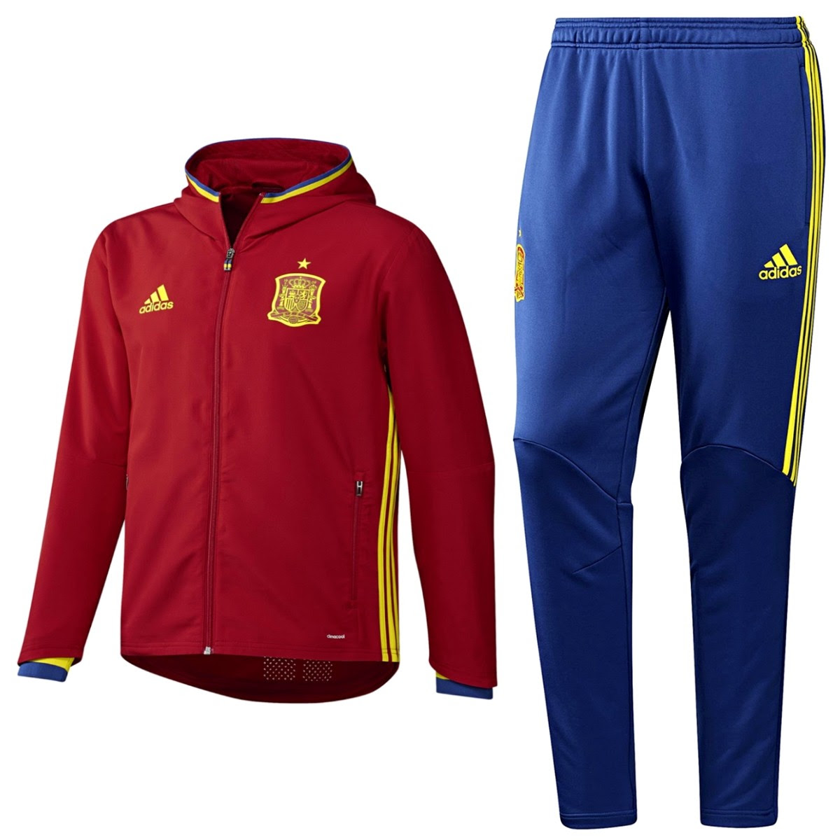 Spain football presentation tracksuit Euro 2016 - Adidas ...