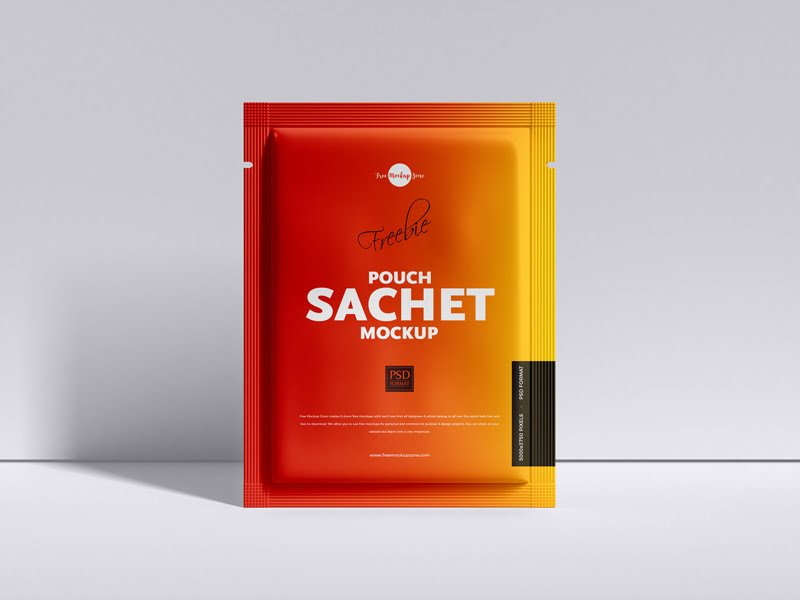 Download Free Pouch Sachet Mockup Psd Free Mockup Zonefree Mockup Zone