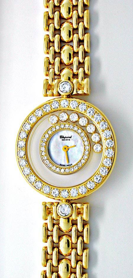 Original-Foto 2, ORIG.DA-CHOPARD-HAPPY-DIAMONDS 18K TOPUHR NEU PORTOFREI