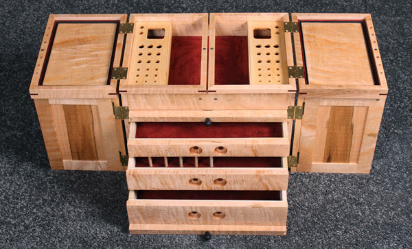 Fly Tying Boxes Wood