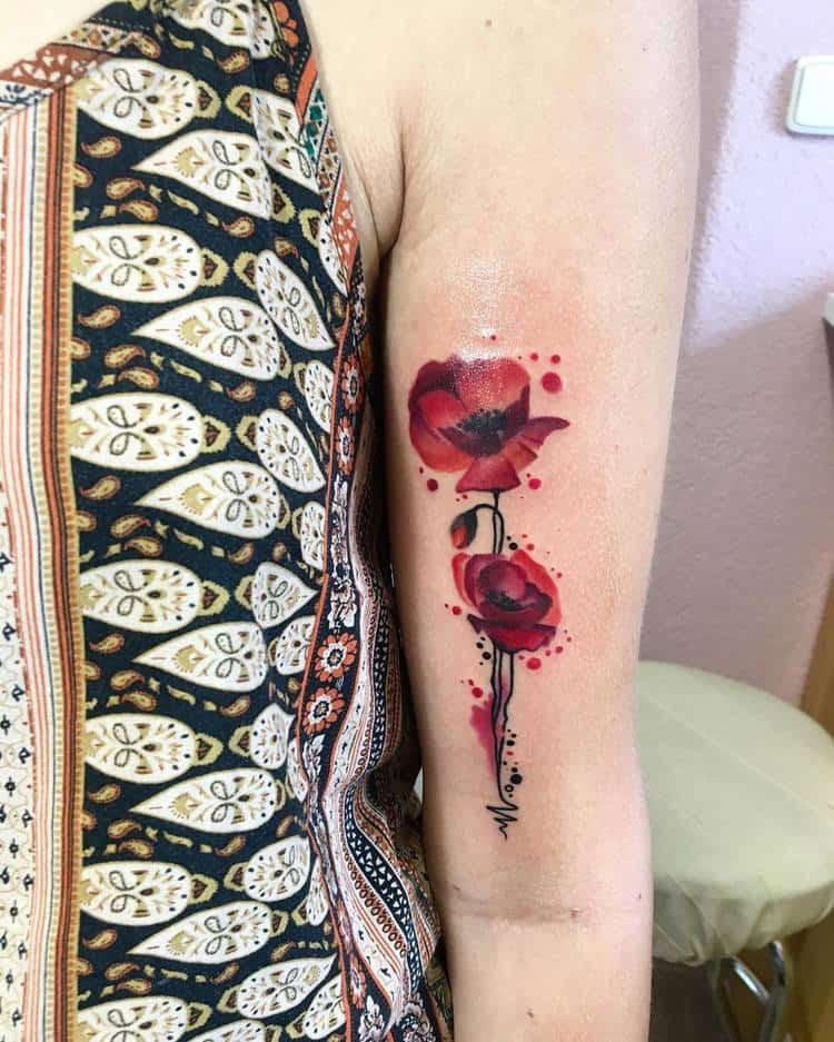 60 Beautiful Poppy Tattoo Designs And Meanings Tattooadore