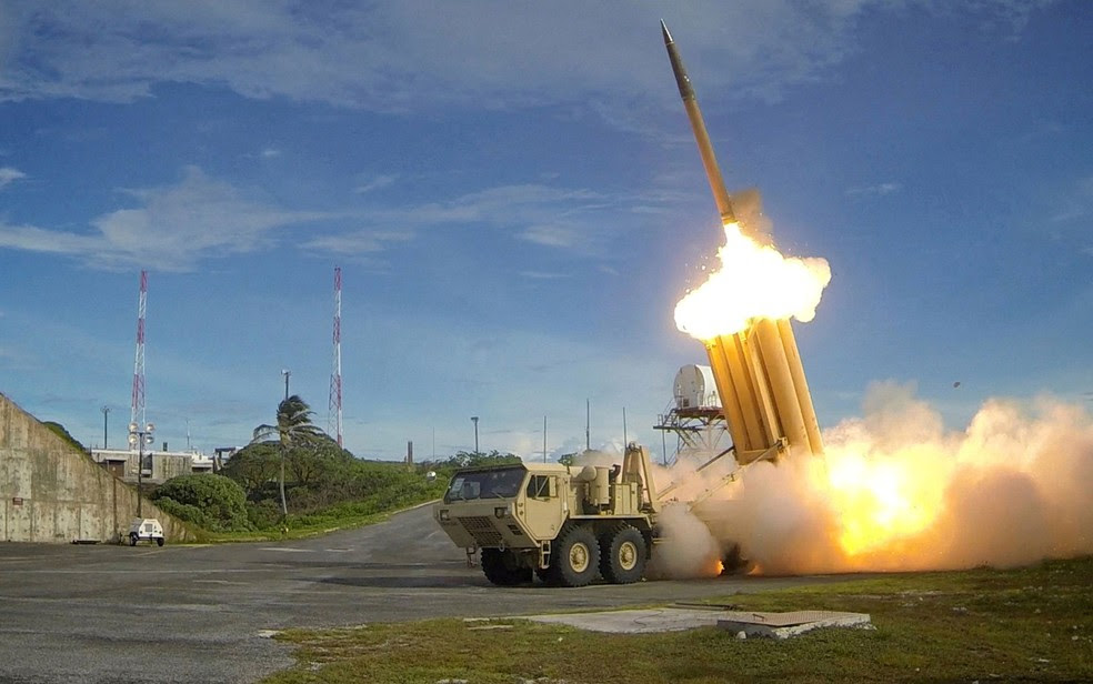 EUA instalam escudo antimísseis THAAD na Coreia do Sul (Foto: Missile Defense Agency/Handout via Reuters)