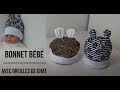 √ Terminé! bonnet bébé avec oreilles 113863-Tricot bonnet bébé avec oreilles patron