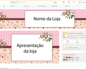 kit para loja elo7 corujinha