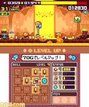 ドランシア サーガ 懐かしのアーケード風ごちゃまぜアクションが3ds用ダウンロードソフトとして9月2日より配信開始 ゲーム