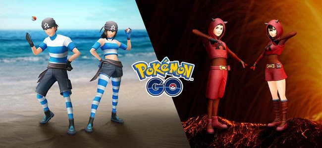 ポケモンgo ポケットモンスター ルビー サファイア の悪の組織 マグマ団とアクア団をモチーフにした新しい着せ替えアイテムが登場 面白いアプリ Iphone最新情報ならmeeti ミートアイ