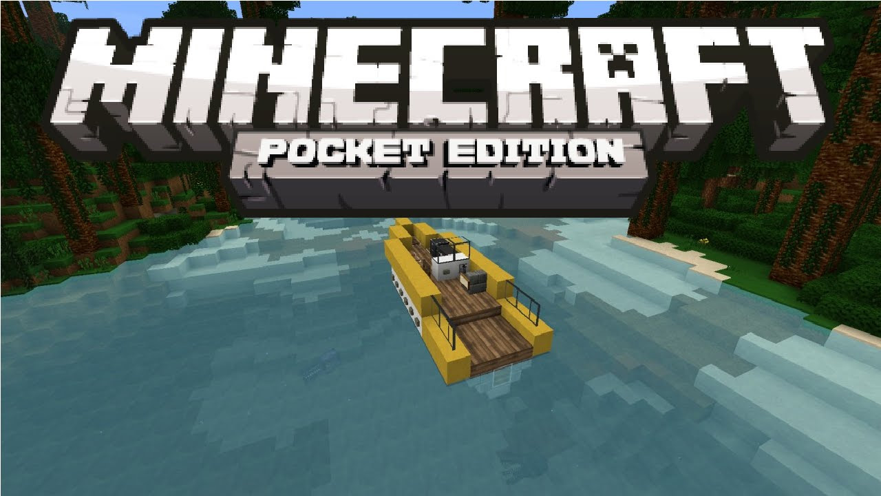 BOATS! - Minecraft Pocket Edition Mod - YouTube