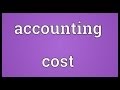 Finance Cost Meaning In Accounting - "Meaning and Process of Accounting in Brief and Easy ... - Finance costs are also known as financing costs and borrowing costs.