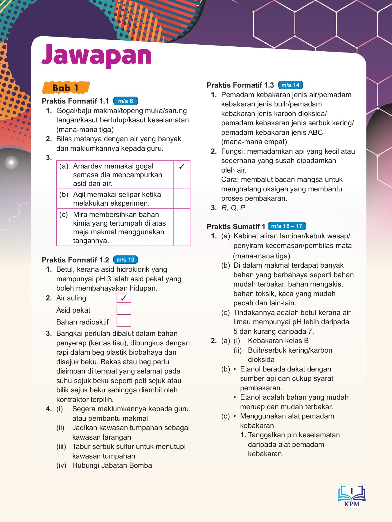 Jawapan Penuh Buku Teks Sains Tingkatan 4