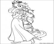 Coloriage La Famille De Raiponce Avec Petit Bebe Jecolorie Com