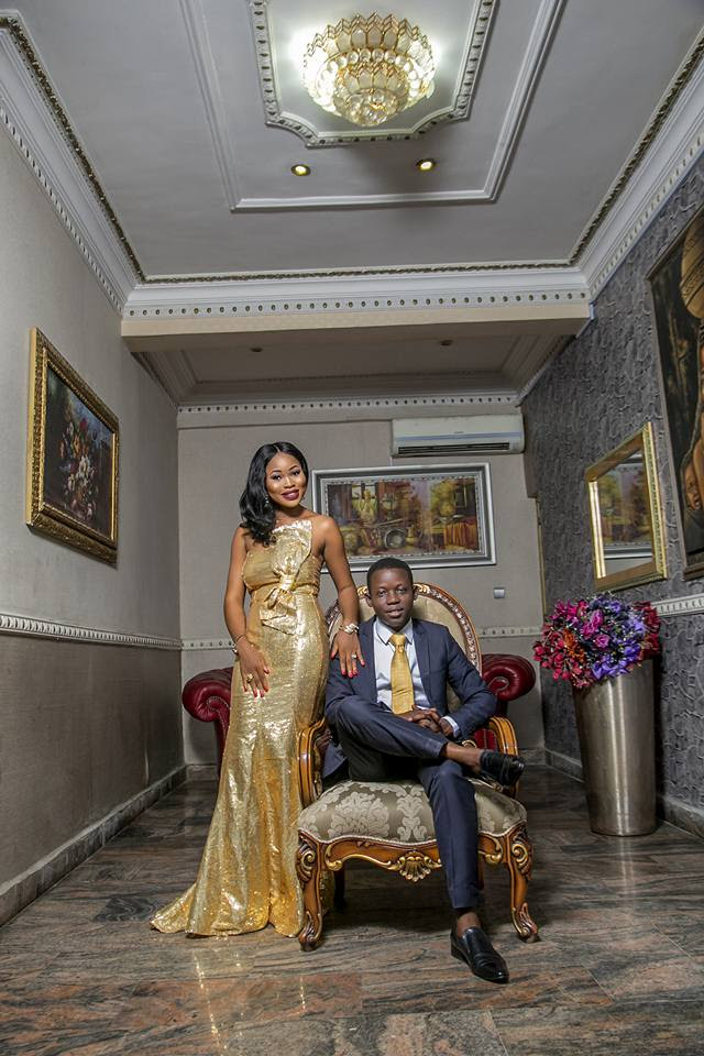 Beautiful pre-wedding photos of young Nigerian couple
